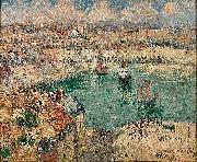Gustave Loiseau Le Port de Dieppe Spain oil painting artist